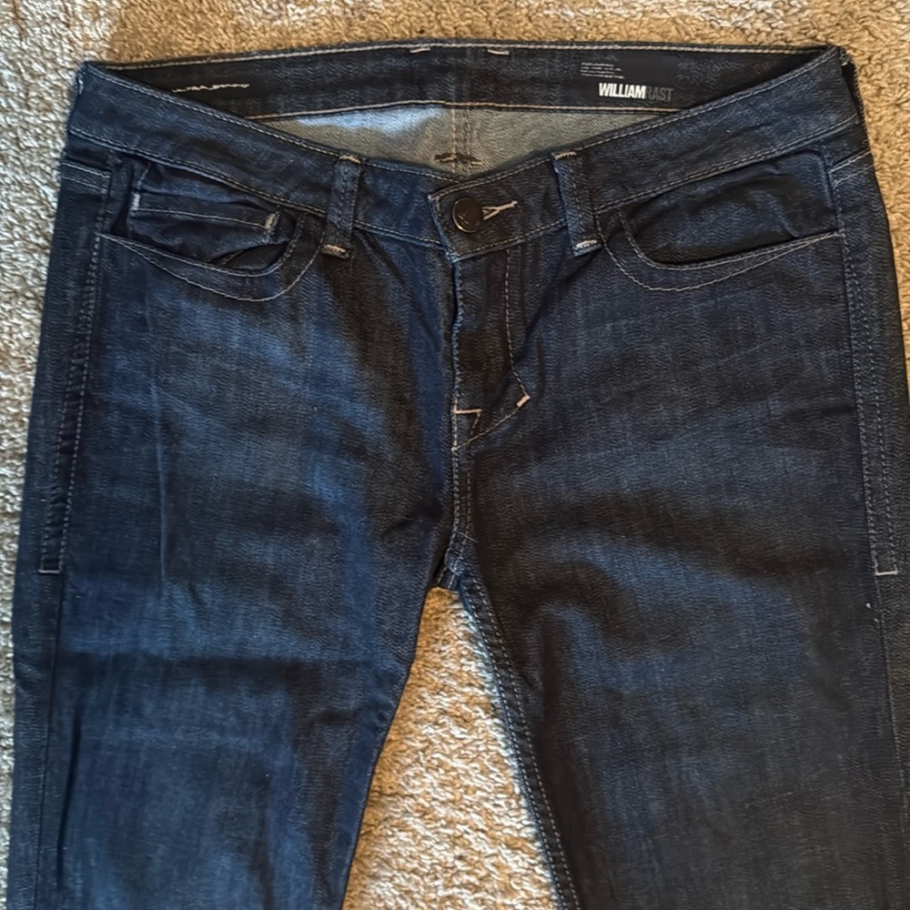 Dark high quality denim w sparkle detail pockets
